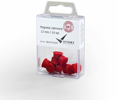 Attēls no Victory Office Product MAGNES VICTORY 13MM 10 SZT.KOLOR.5013