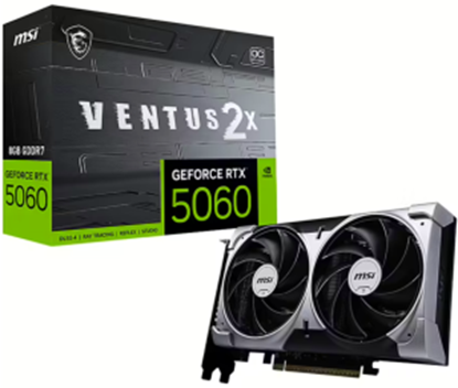 Attēls no Videokarte MSI GeForce RTX 5060 8GB VENTUS 2X OC (DLSS 4)