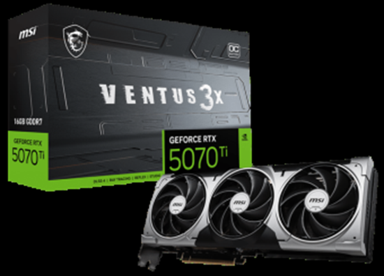 Picture of Videokarte MSI GeFroce RTX 5070 Ti Ventus OC 16G