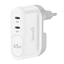 Attēls no Wall charger 2xUSB-C Budi 65W (balts)