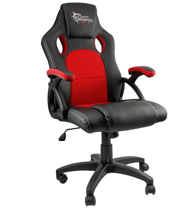 Attēls no White Shark Gaming Chair Kings Throne Black/Red Y-2706