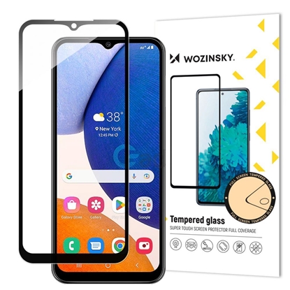 Изображение Wozinsky - Wozinsky Full Glue Tempered Glass Samsung Galaxy A14 5G / A14 9H Full Screen Tempered Glass With Black Frame