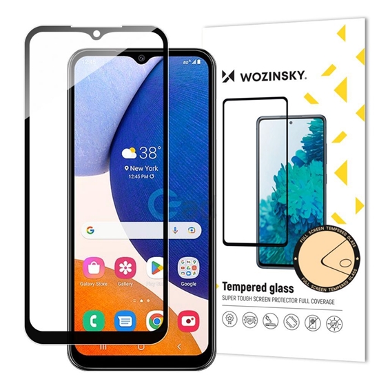 Изображение Wozinsky - Wozinsky Full Glue Tempered Glass Samsung Galaxy A14 5G / A14 9H Full Screen Tempered Glass With Black Frame