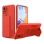 Attēls no Wozinsky Wozinsky Kickstand Case Silicone Stand Cover for Xiaomi Redmi Note 11 Pro red
