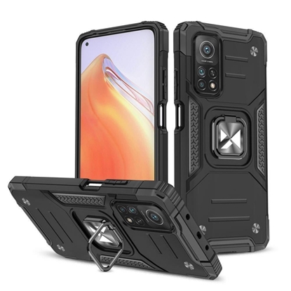 Attēls no Wozinsky Wozinsky Ring Armor Tough Hybrid Case Cover + Magnetic Mount Mi Poco M4 Pro 5G / Redmi Note 11 5G (China) / Redmi Note 11T 5G / Redmi Note 11S 5G black