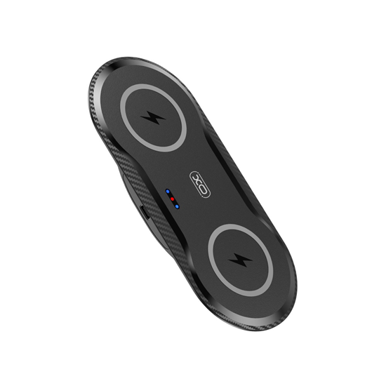 Picture of XO bezvadu induktīvais lādētājs WX026 2in1 20W mel