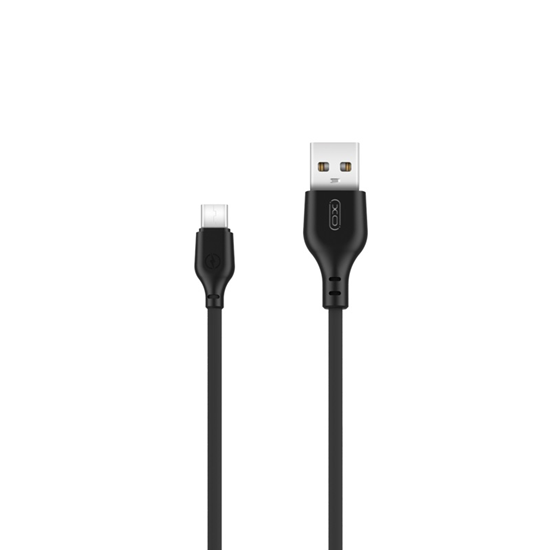 Изображение XO NB103 Izturīgs TPE Universāls USB uz USB-C (Type-C) Datu & Ātrās 2.4A Uzlādes kabelis 2m Balts