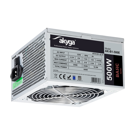 Picture of Zasilacz Akyga Basic 500W (AK-B1-500E)