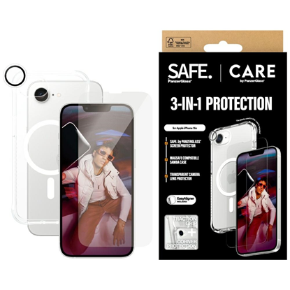 Picture of PanzerGlass Zestaw ochronny CARE by Fashion 3w1 Etui+Szko+Lens do iPhone 16e