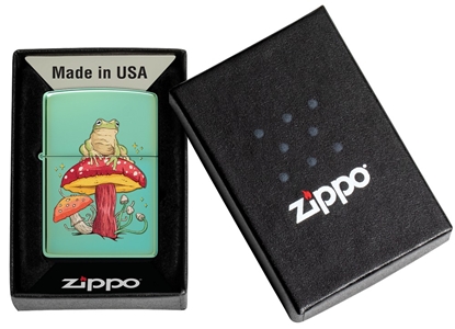 Picture of Zippo Lighter 48973 Mystical Frog Design