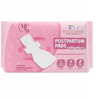 Изображение 1554 PODKADY POPORODOWE WYSOKOCHONNE 10SZT  L  BL155