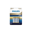 Picture of 1x4 Philips Premium Alkaline AAA Batterie