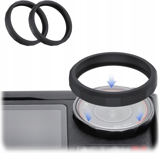 Picture of 2x Silikonowy Piercie Ochronny Na Obiektyw Do Dji Osmo Action 5 Pro / 4 / 3 / Lrr-ack2