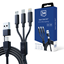 Attēls no 3mk Hyper Cable 3in1 USB-A - USB-C | USB-C - micro