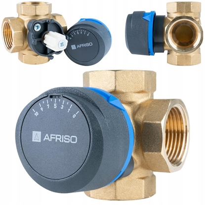 Attēls no 4-drogowy obrotowy zawór mieszajcy ARV 484 ProClick, DN25, Rp1, Kvs 9 m3/A