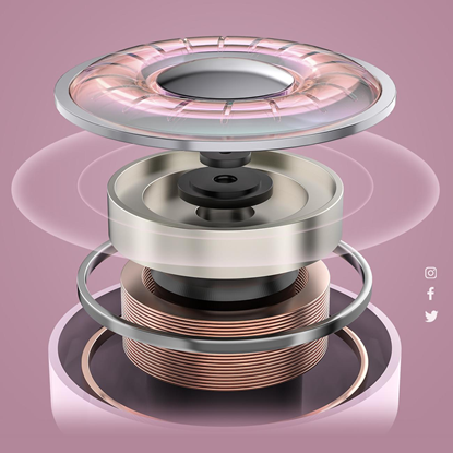 Attēls no Acefast Acefast T6 TWS Bluetooth In-Ear Wireless Headphones - Pink