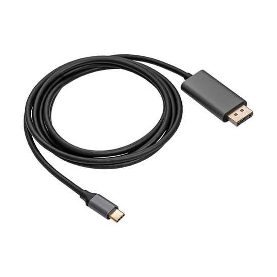 Picture of Kabel USB Akyga USB-C - DisplayPort 1.8 m Czarny (AK-AV-16)