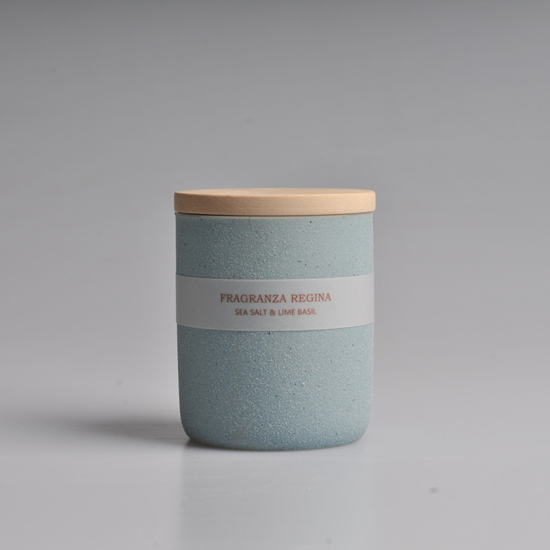 Изображение Aromātiskā svece Sea salt & Lime Basil 230gr, +|- 