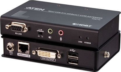 Attēls no Aten CE611 Mini USB HDBaseT DVI KVM Extender