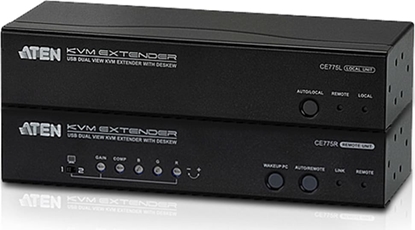 Attēls no Aten CE775 USB VGA Dual View KVM Extender