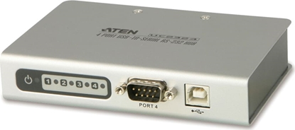 Изображение Aten UC2324 USB-zu-Seriell RS-232 Hub 4-Port