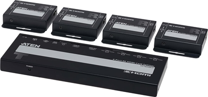 Picture of Aten VS1824KIT 4-Port 4K HDMI Cat6 Splitter mit 4 Empfänger