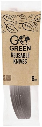 Attēls no Atkartoti lietojami nazi Go Green 6 gab. melni 4743115013621