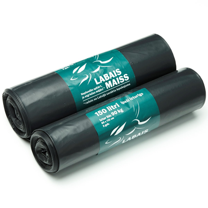Attēls no Atkritumu maisi īpaši izturīgi 150L 5gb 60mkr (22)