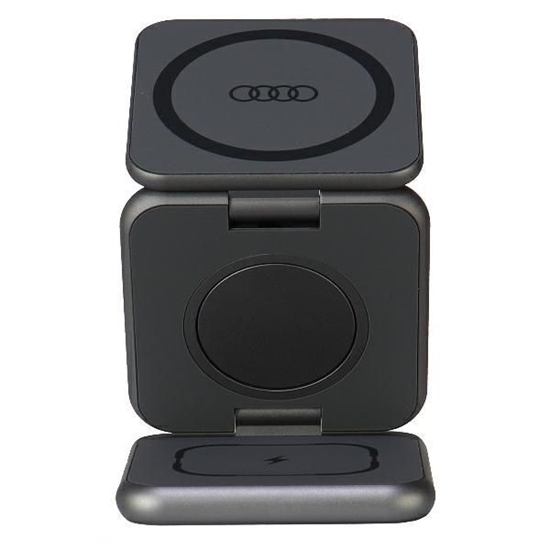 Picture of Audi Audi Big Logo foldable inductive charger 3in1 0 - gray