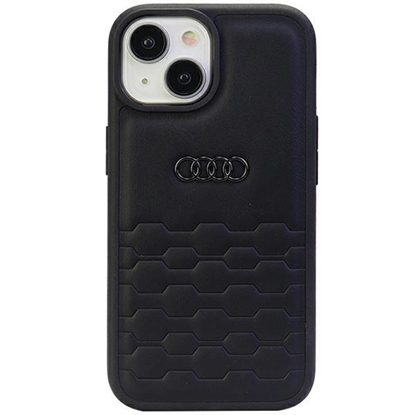Picture of Audi Audi GT Synthetic Leather case for iPhone 15 Plus - black