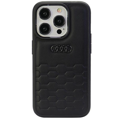 Picture of Audi Audi GT Synthetic Leather case for iPhone 15 Pro - black