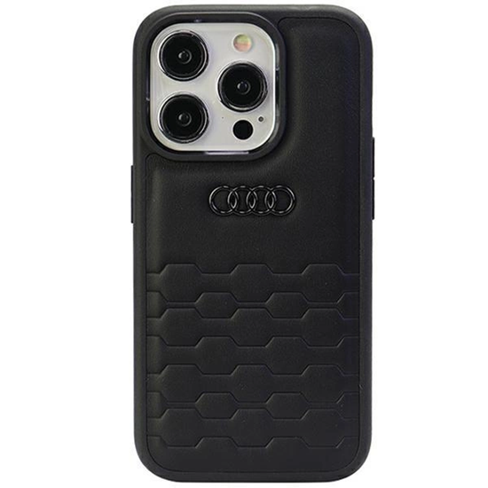 Picture of Audi Audi GT Synthetic Leather case for iPhone 15 Pro - black