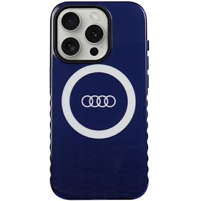 Picture of Audi Audi IML Big Logo MagSafe case for iPhone 15 Pro - blue