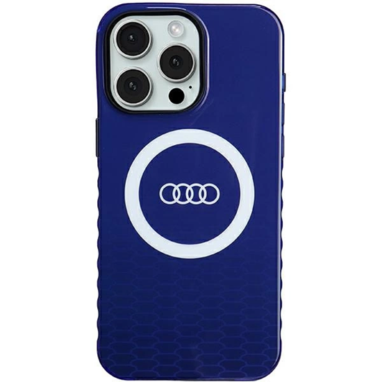 Picture of Audi Audi IML Big Logo MagSafe case for iPhone 15 Pro Max - blue