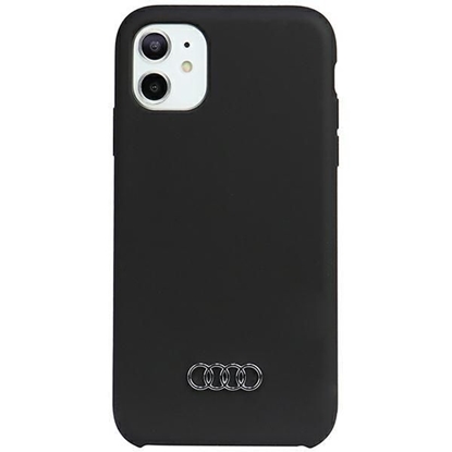 Изображение Audi Audi Silicone Case iPhone 12/12 Pro 6.1" black/black hardcase AU-LSRIP12P-Q3/D1-BK