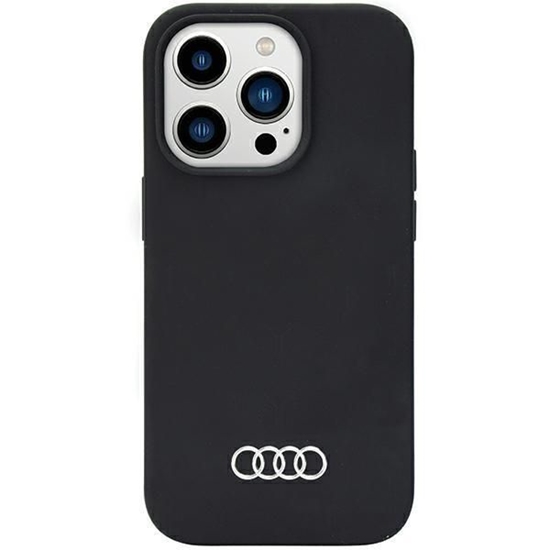 Изображение Audi Audi Silicone Case iPhone 14 Pro Max 6.7" black/black hardcase AU-LSRIP14PM-Q3/D1-BK
