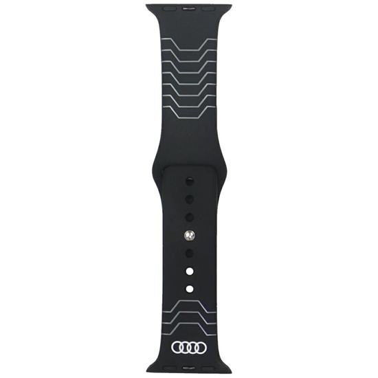 Изображение Audi Geometric Pattern Silicone Watch Strap for Ap