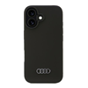 Изображение Audi Silicone Case iPhone 16 6.1" czarny|black har