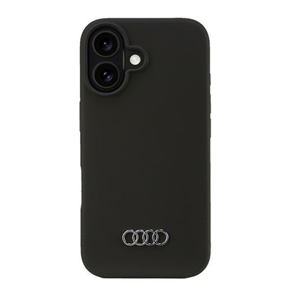Picture of Audi Silicone Case iPhone 16 6.1" czarny|black har
