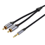 Picture of Audio kabelis 2xRCA uz 3.5mm Vention BCNBJ 5m (pel