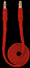 Picture of Audio kabelis Trust Flat 1m Red 3.5mm - 3.5mm