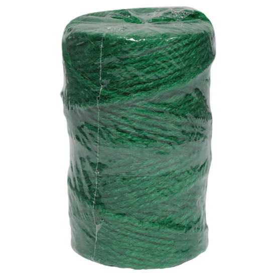 Изображение Aukla džutes, 2-pavedienu savīta, zaļa, 2mmx100m