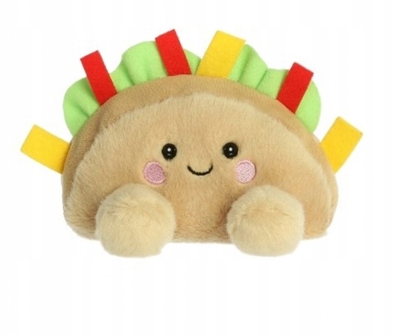 Attēls no AURORA Palm Pals plush toy, Fiesta Taco, 12 cm