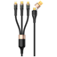Picture of AWEI CL-228 usb-c|lightning|mico 3in2 cable black|