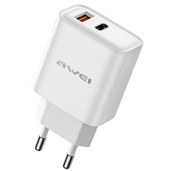 Picture of AWEI ład. siec. PD81-EU 22.5W GaN biała|white