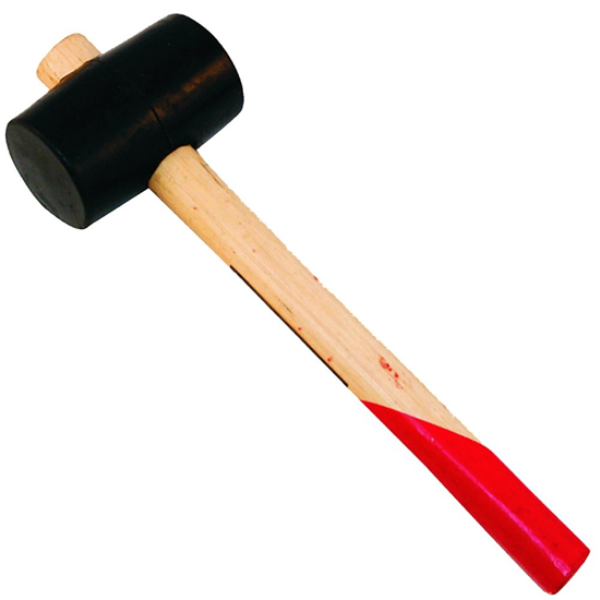 Picture of Āmurs gumijas  320g 45mm ar koka rokturi