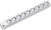 Picture of Bachmann 19" socket strip 9-way, without switch, Aluminium
