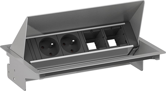 Picture of Bachmann CONEO Set 2xUTE 2xCM 0.2m GST18 white aluminium