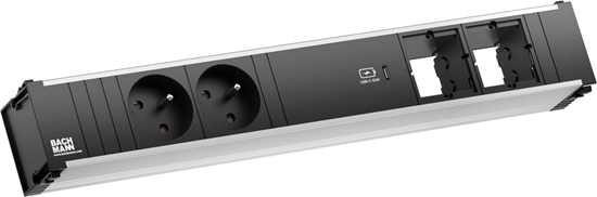 Picture of Bachmann CONI 2xUTE 1xUSB C 60W 2xCM 0.2m GST18