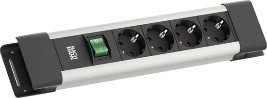 Изображение Bachmann CONNECTUS 4xCEE7/3, 1xSchalter 2,0m CEE7/7 Grau